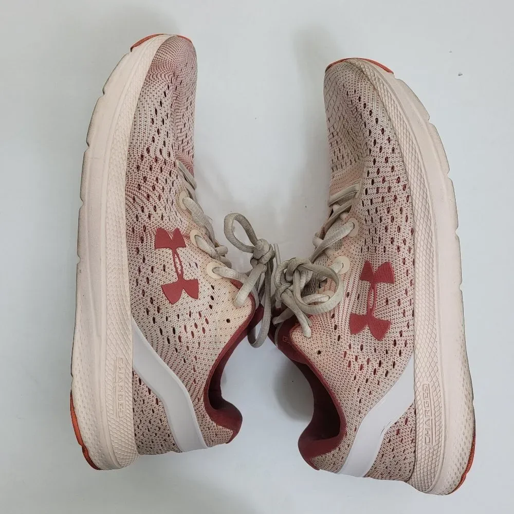 Under Armour Women's Light Pink Charged Impulse Running Sneakers 9.5 - Picture 7 of 9